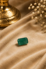Natural Zambian Emerald 4.52 Ct (Panna) - Square Mixed - GGTL Certified
