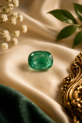 Natural Zambian Emerald 7.55 Ct (Panna) - Oval Mixed - GGTL Certified