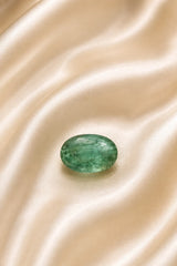 Natural Zambian Emerald 6.30 Ct (Panna) - Oval Mixed - GGTL Certified