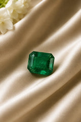 Natural Zambian Emerald 4.55 Ct (Panna) - Square Mixed - GGTL Certified