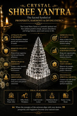 Crystal Shree Yantra 12 Gms | GGTL Certified | Report 77705586
