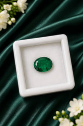 Natural Zambian Emerald 3.60 Ct (Panna) - Oval Mixed - GGTL Certified