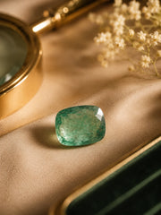 Natural Zambian Emerald 6.70 Ct (Panna) - Cushion Mixed - GGTL Certified