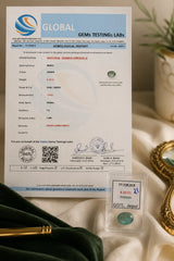 Natural Zambian Emerald 6.32 Ct (Panna) - Oval Mixed - GGTL Certified