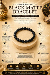 Black Beaded Bracelet