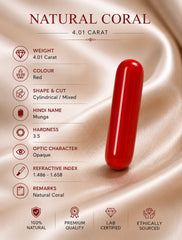 Red Coral 4.01 Ct