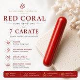 Red Coral Long 7 Carat
