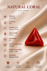Red Coral 5.11 Ct