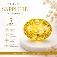 Yellow Sapphire 5 Carat