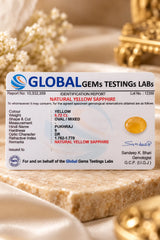 Yellow Sapphire (Pukhraj) 6.72 Ct