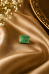 Natural Zambian Emerald 5.72 Ct (Panna) - Cushion Mixed - No Heat No Treatment - GGTL Certified