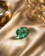 Natural Zambian Emerald 4.99 Ct (Panna) - Oval Mixed - GGTL Certified