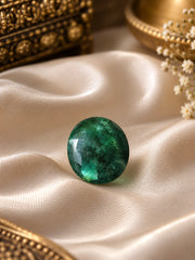 Natural Zambian Emerald 4.56 Ct (Panna) - Oval Mixed - GGTL Certified