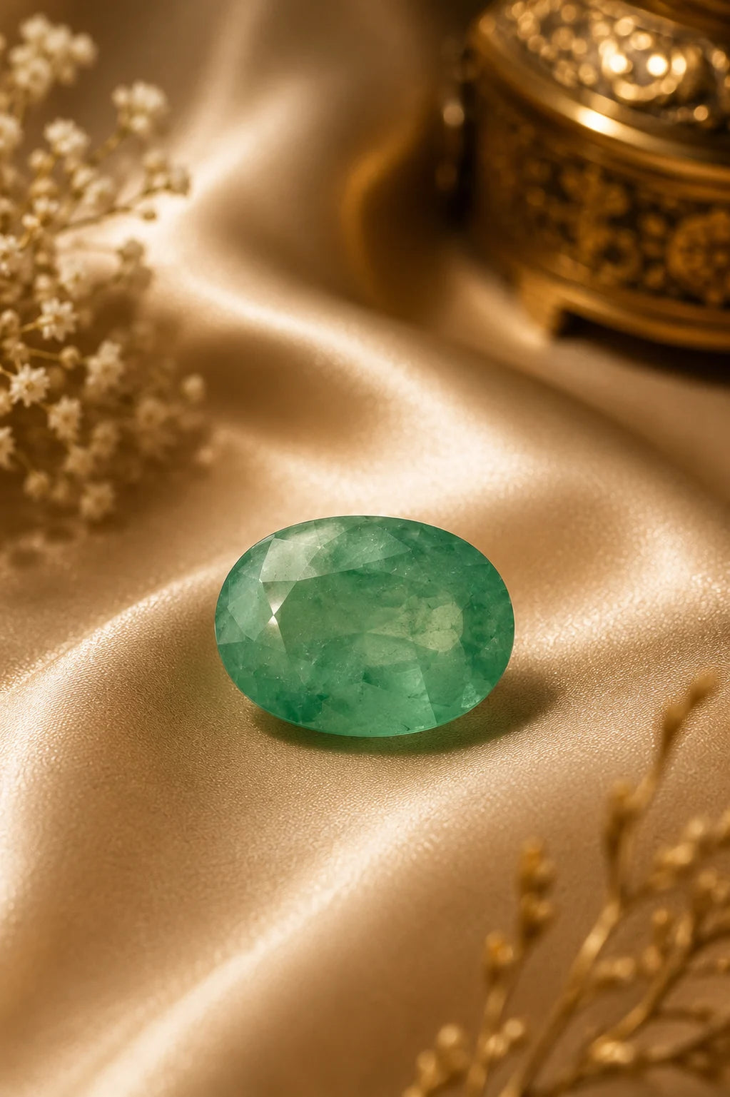 Zambia Emerald (Panna) 8.18 Ct | GGTL Certified | Report 77728076