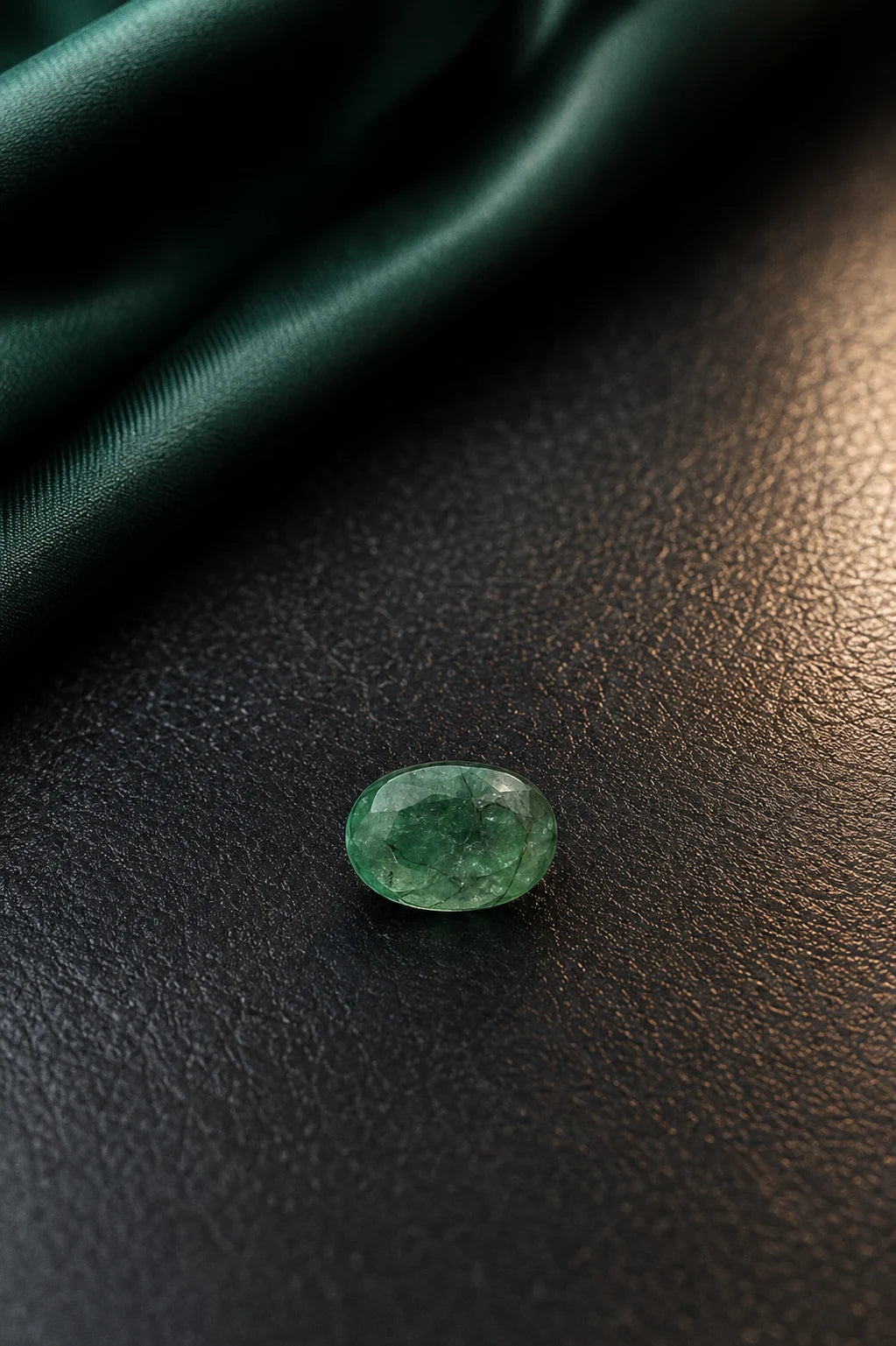 Natural Zambian Emerald 2.85 Ct (Panna) - Oval Mixed - GGTL Certified