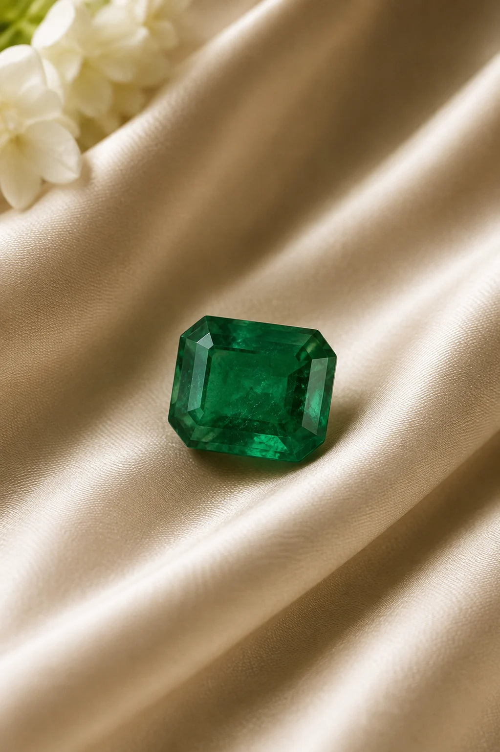 Natural Zambian Emerald 4.55 Ct (Panna) - Square Mixed - GGTL Certified