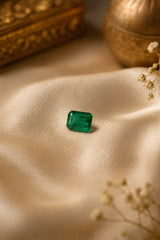 Natural Zambian Emerald 2.79 Ct (Panna) - Square Mixed - GGTL Certified
