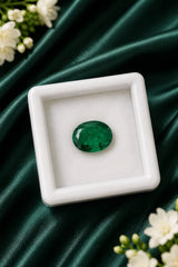 Natural Zambian Emerald 3.60 Ct (Panna) - Oval Mixed - GGTL Certified