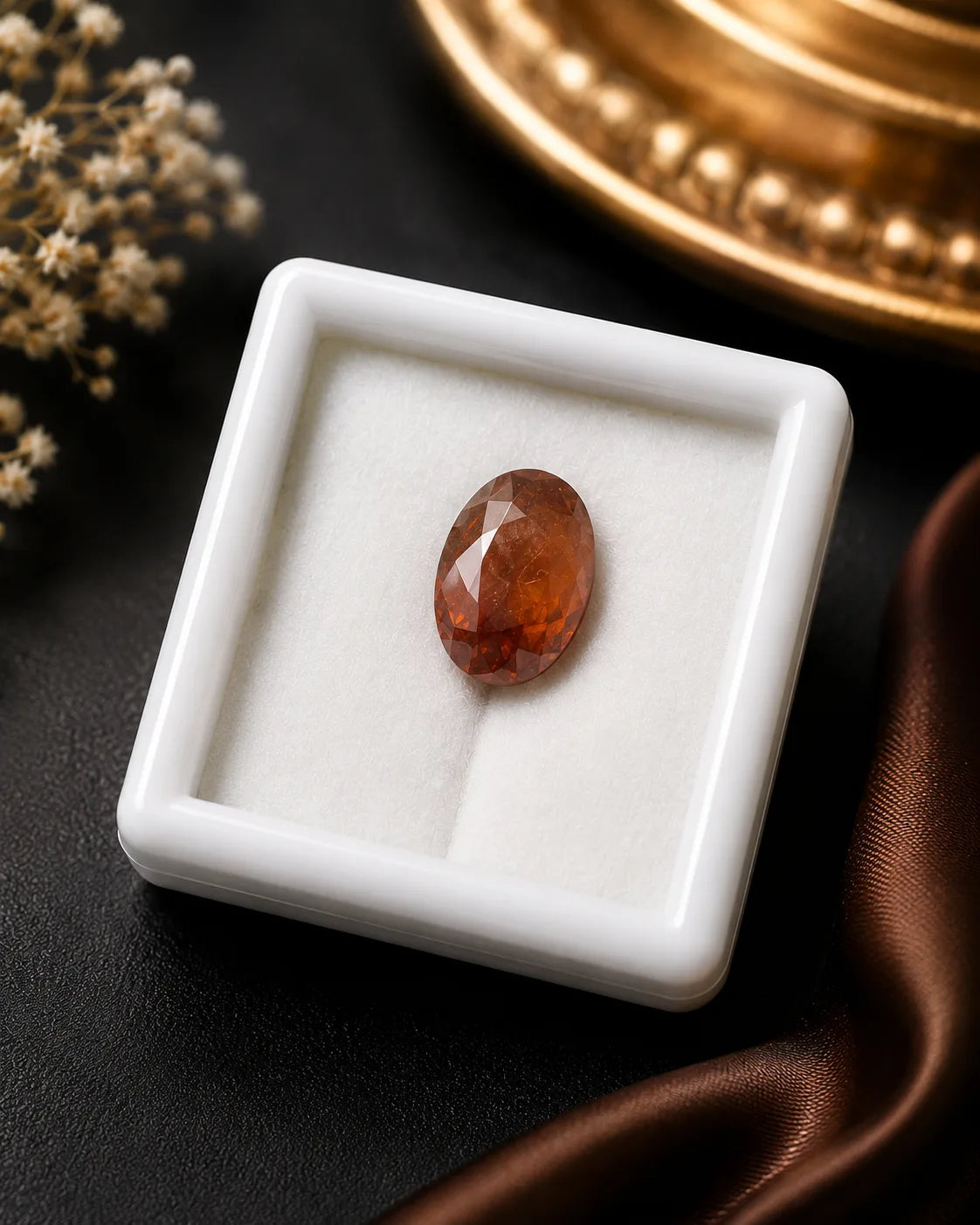 Hessonite (Gomed) 5.65 Ct