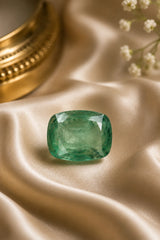 Natural Zambian Emerald 5.60 Ct (Panna) - Cushion Mixed - GGTL Certified