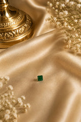 Natural Zambian Emerald 2.30 Ct (Panna) - Square Mixed - GGTL Certified