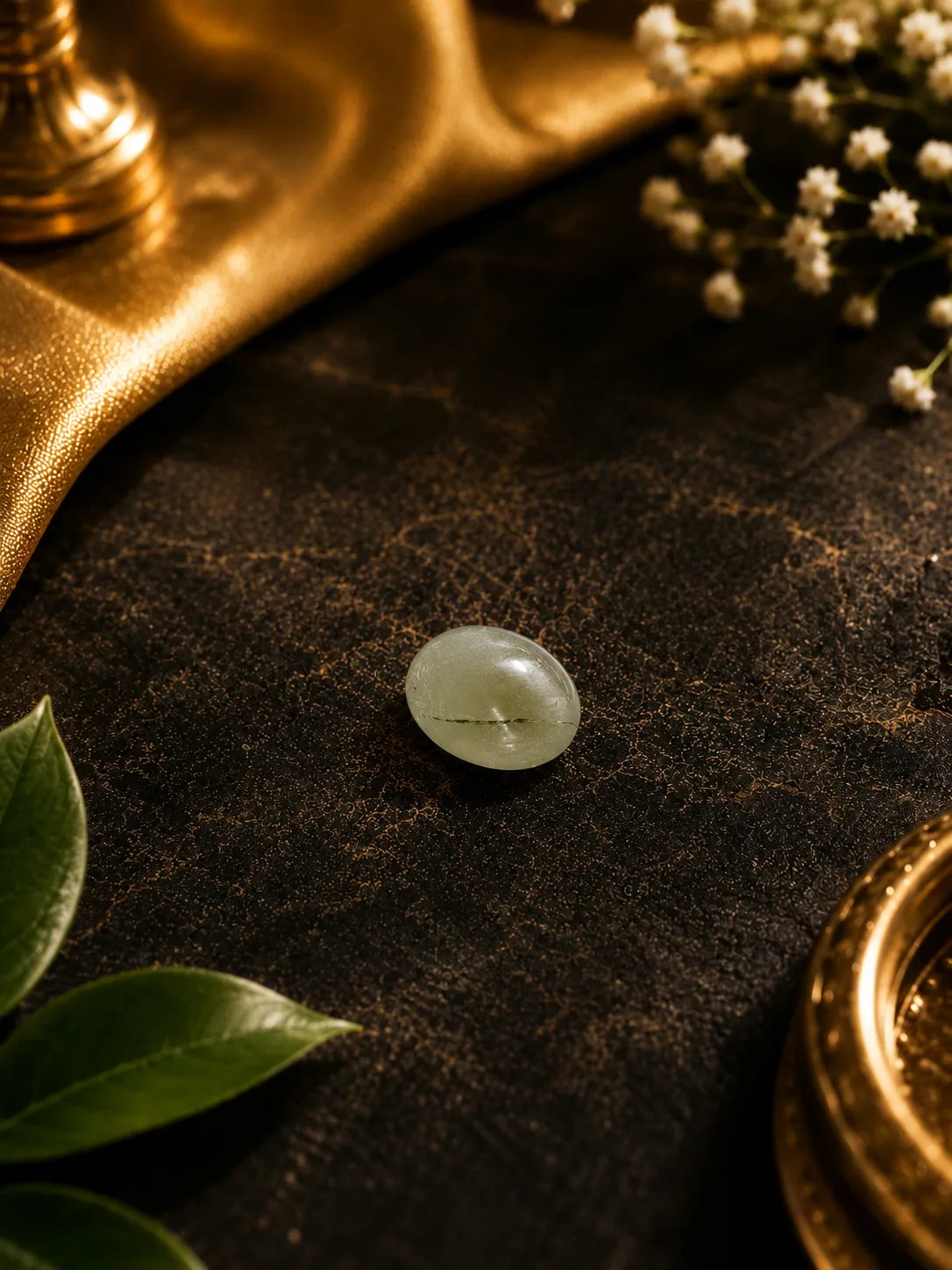 Cat's Eye (Lehsuniya) 5.73 Ct