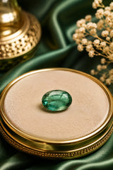Natural Zambian Emerald 3.85 Ct (Panna) - Oval Mixed - GGTL Certified