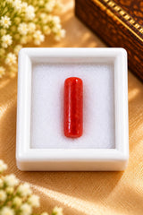 Natural Red Coral (Munga) 4.22 Ratti - Cylindrical Mixed - GGTL Certified