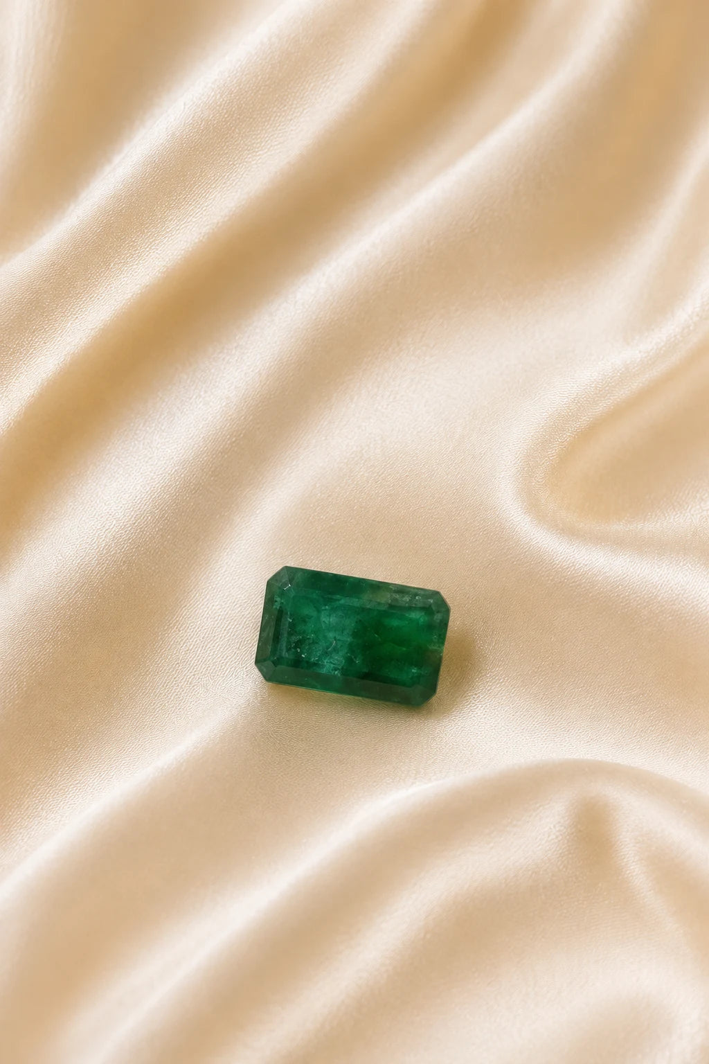 Natural Zambian Emerald 5.70 Ct (Panna) - Square Mixed - No Heat No Treatment - GGTL Certified