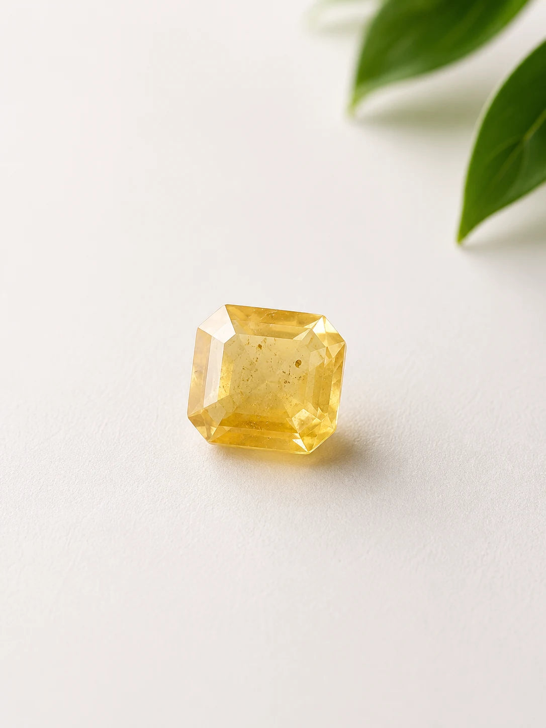 Yellow Sapphire (Pukhraj) 4.88 Ct