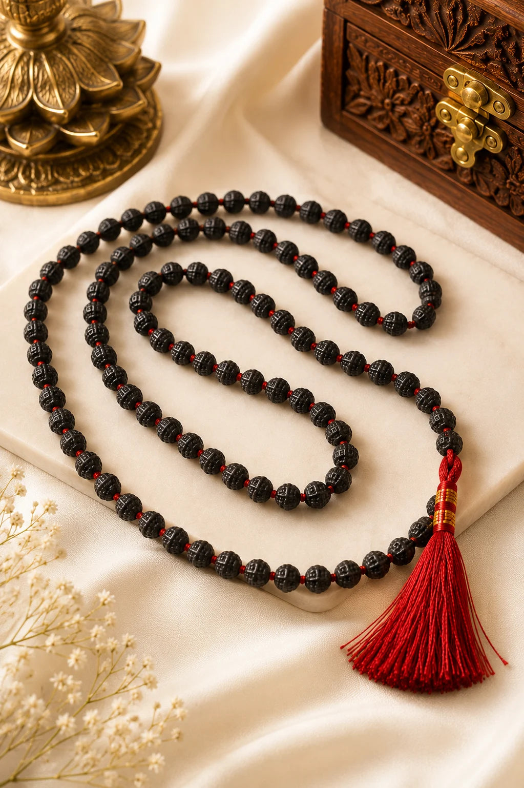 Natural Rudraksha Mala 6mm