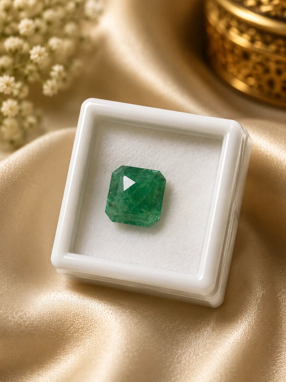 Emerald (Panna) 5.15 Ct | RG-GEMS Certified | Report 183353