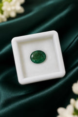 Natural Zambian Emerald 3.35 Ct (Panna) - Oval Mixed - GGTL Certified