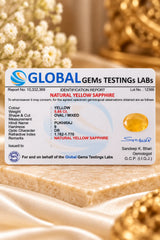 Yellow Sapphire (Pukhraj) 5.85 Ct