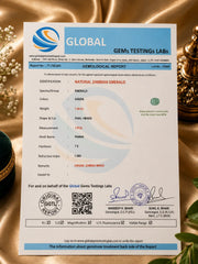 Zambia Emerald (Panna) 7.59 Ct | GGTL Certified | Report 77728083