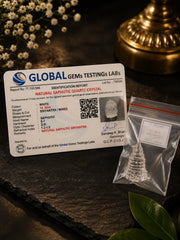 Crystal Shree Yantra 12 Gms | GGTL Certified | Report 77705586