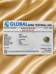 Cat's Eye (Lehsuniya) 5.34 Ct