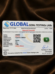 Emerald (Panna) 5.07 Ct | GGTL Certified | Report 77717064