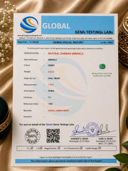 Zambia Emerald (Panna) 4.62 Ct | GGTL Certified | Report 77728082