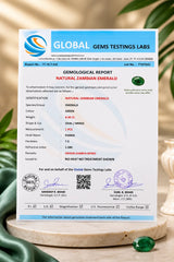 Zambia Emerald (Panna) 8.90 Ct | GGTL Certified | Report 77707032