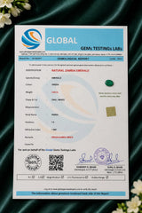 Natural Zambian Emerald 3.60 Ct (Panna) - Oval Mixed - GGTL Certified
