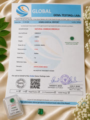 Zambia Emerald (Panna) 4.55 Ct | GGTL Certified | Report 77707008