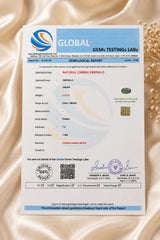 Natural Zambian Emerald 6.30 Ct (Panna) - Oval Mixed - GGTL Certified
