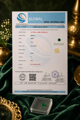 Natural Zambian Emerald 4.56 Ct (Panna) - Oval Mixed - GGTL Certified