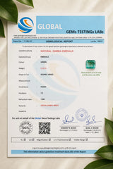 Zambia Emerald (Panna) 2.72 Ct | GGTL Certified | Report 77700137