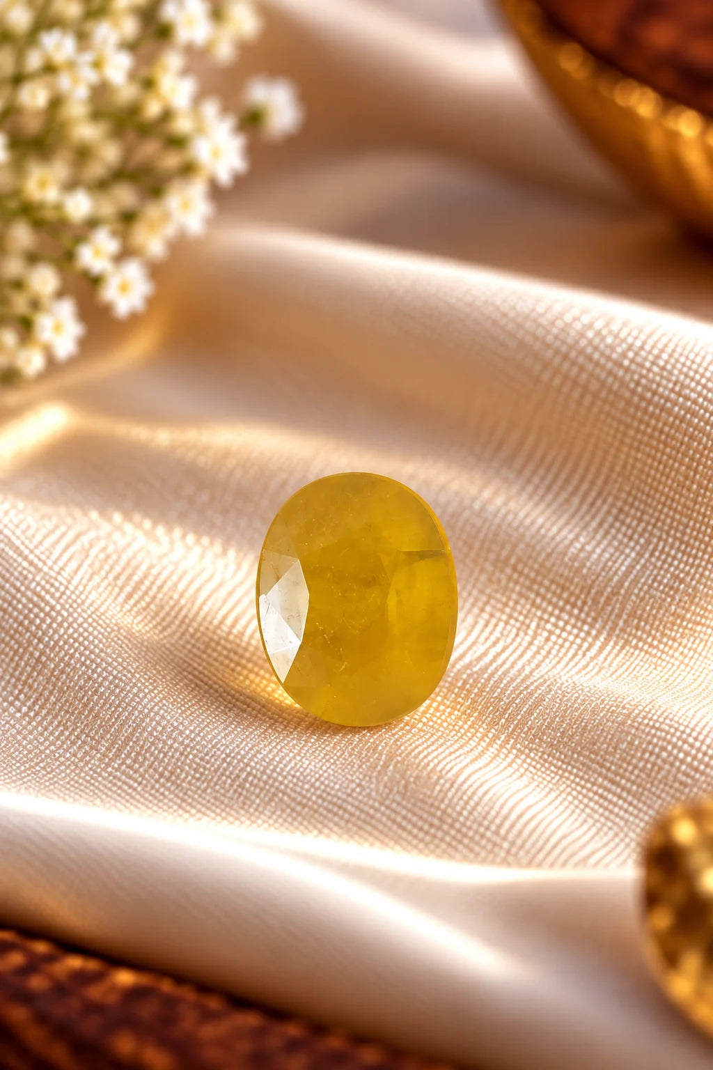 Yellow Sapphire (Pukhraj) 4.70 Ct
