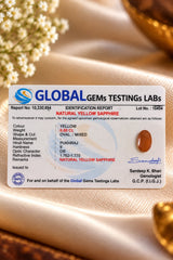 Yellow Sapphire (Pukhraj) 6.60 Ct
