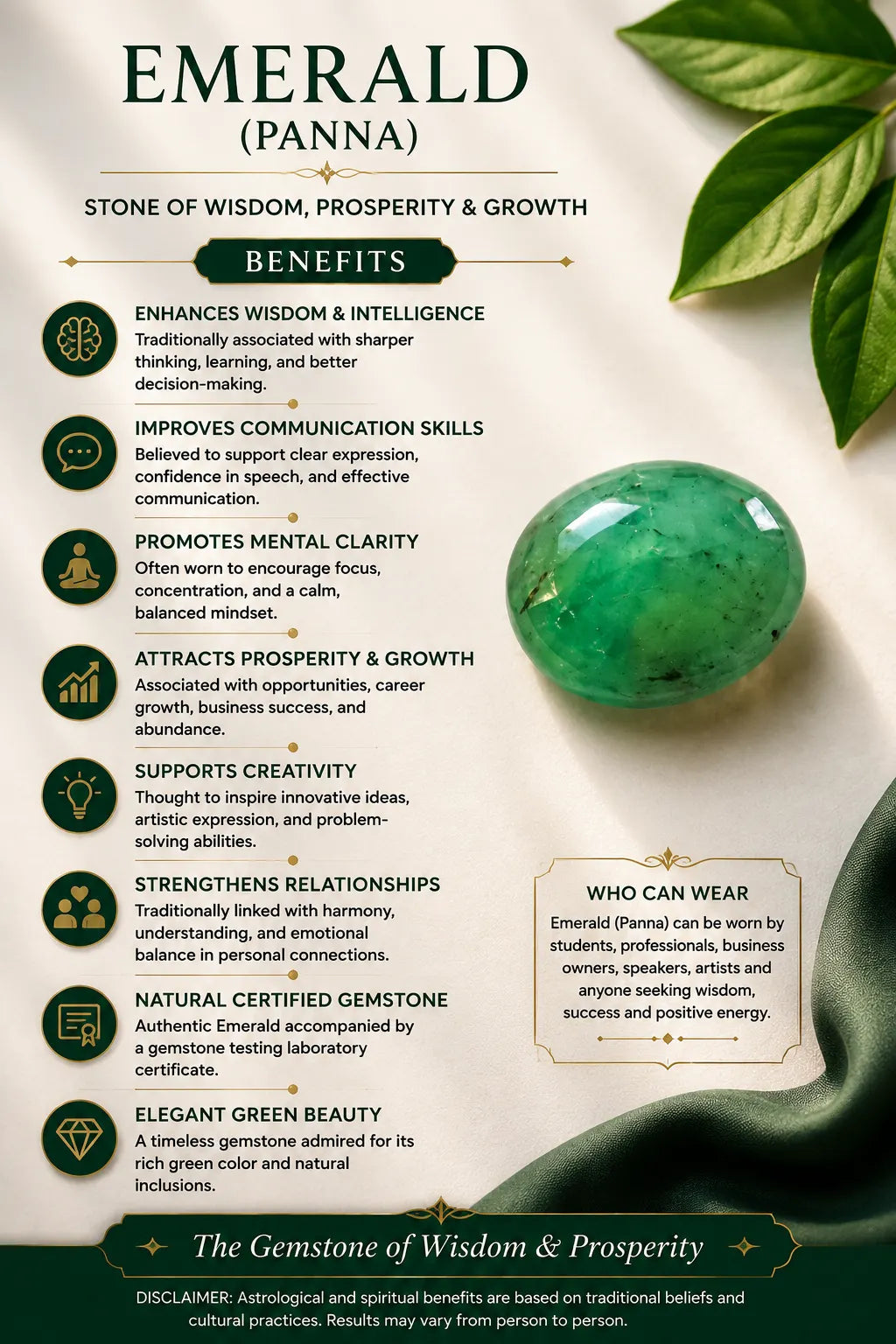 Emerald (Panna) 6.97 Ct | GGTL