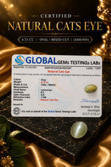 Cat's Eye (Lehsuniya) 4.73 Ct