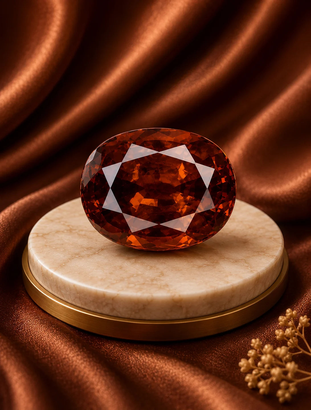 Hessonite (Gomed) 5.90 Ct